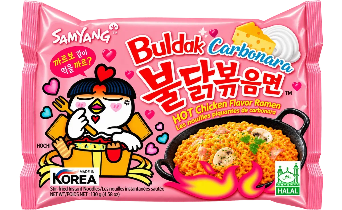 Buldak carbonara