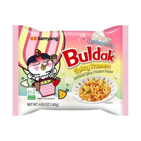Buldak cream carbonara