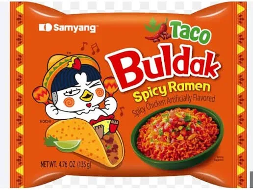 Buldak taco
